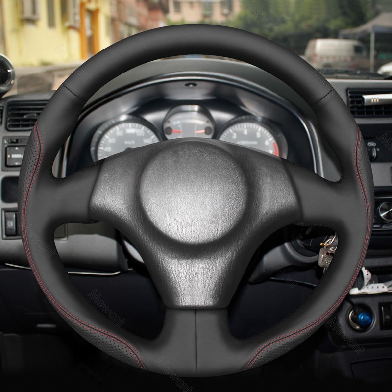 MEWANT Hand Stitch Steering Wheel Cover for Toyota RAV4 1998-2003