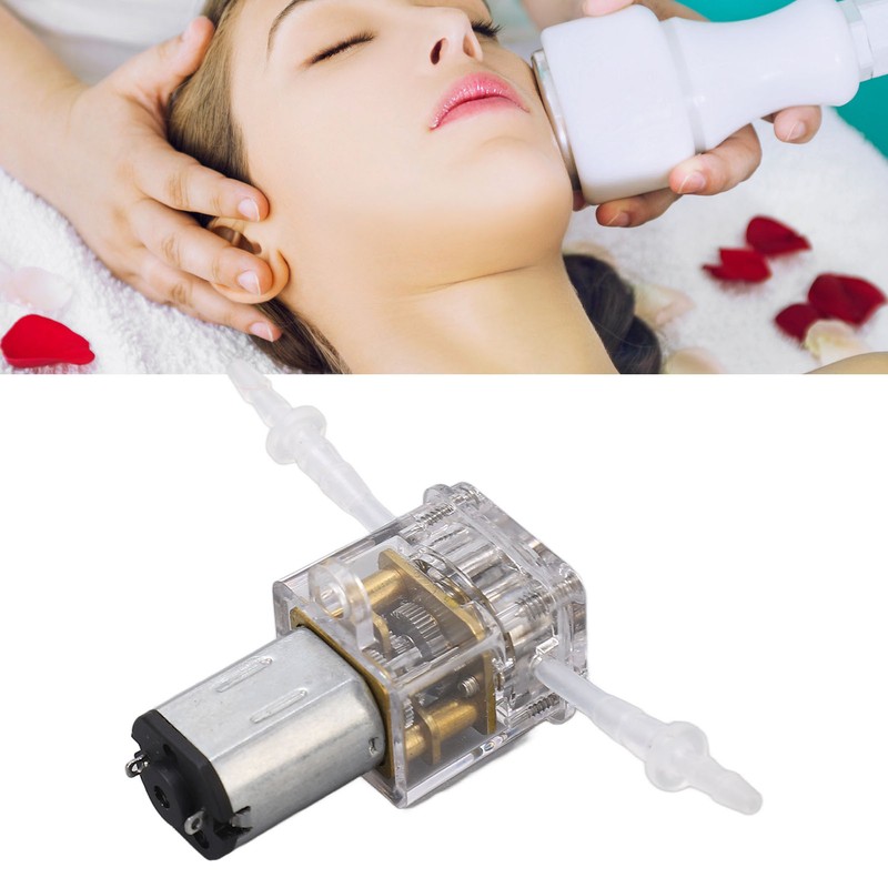 Mini Peristaltic Pump Transparent Shell 1ml/min Flow 0.001m Lift Liquid
