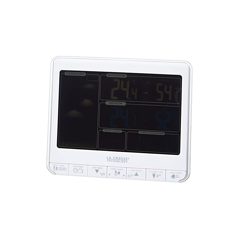 La Crosse Technology WS6826WHI-SIL Weather Station with Animated Colour Screen