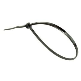 Gocableties Pack of 100 Black Cable Ties, 250mm x 2.5mm, Premium Quality UV Resistant Set