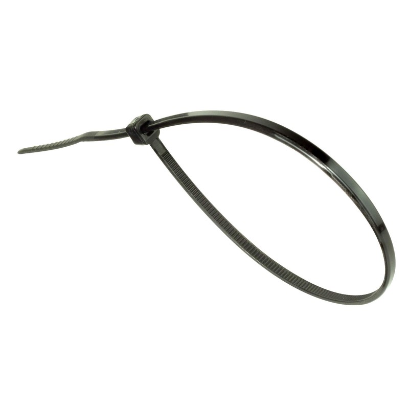 Gocableties Pack of 100 Black Cable Ties, 250mm x 2.5mm,