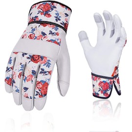 Vgo... 1 Pair Gardening Gloves Safety Gloves for Women Long Sleeve Cuff Puncture Proof Thorn Proof Non-Slip (GA3561)