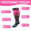 DRESHOW Compression Stockings Plus Size for Men and Women Compression