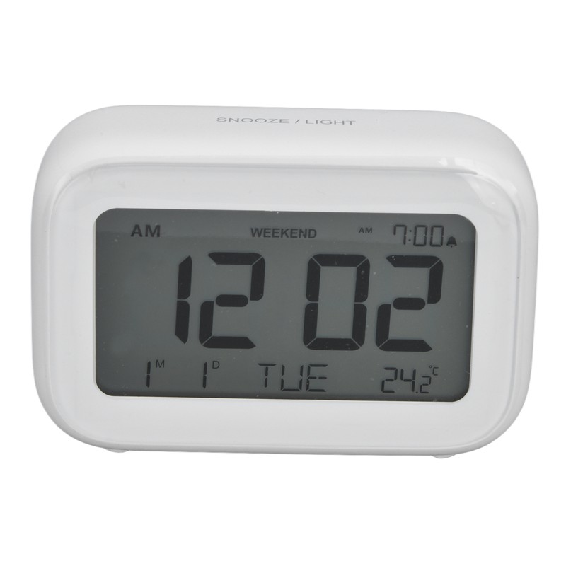 Mini Digital Alarm Clock with LCD Screen Snooze Function 12H