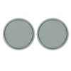 sourcing map 2pcs Car Cup Coasters Universal PVC Car Cup