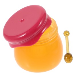 FRCOLOR Refillable Lip Balm Jar with Spoon Compact Cosmetic Container for Travel Creams Lotions and Samples Lightweight Leak Design