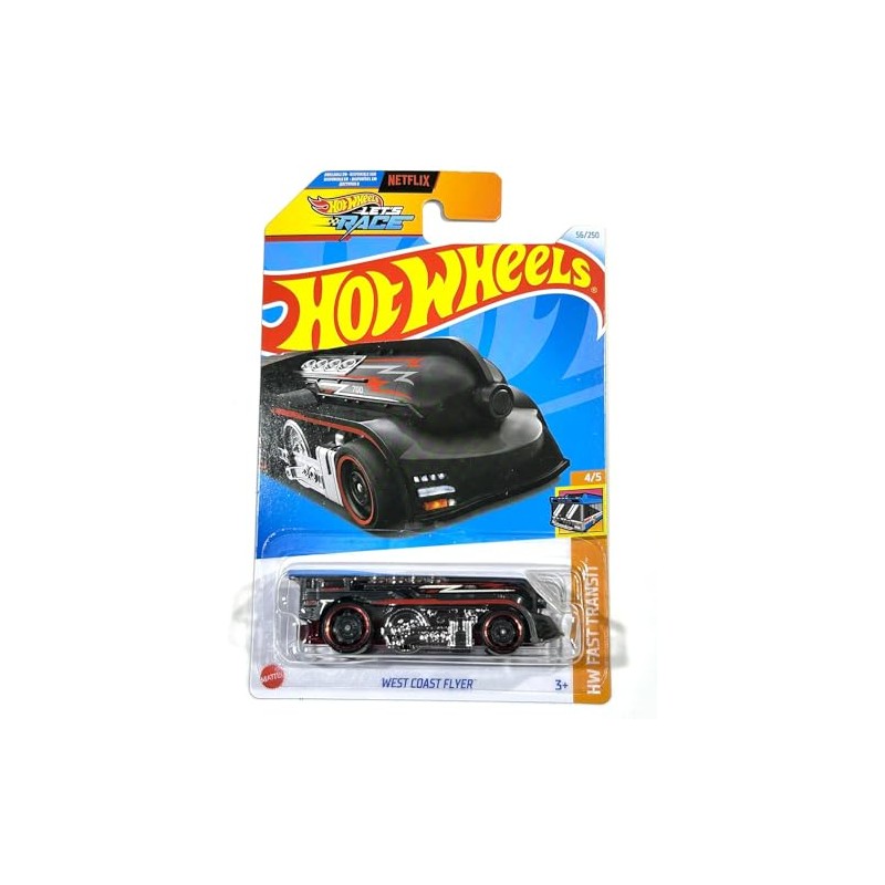Hot Wheels Let's Race West Coast Flyer (Black) 2024 HW