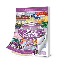 Hunkydory - The Big Book of Shaped Sentiments - 40 Sheets /530 Sentiments - EBK158