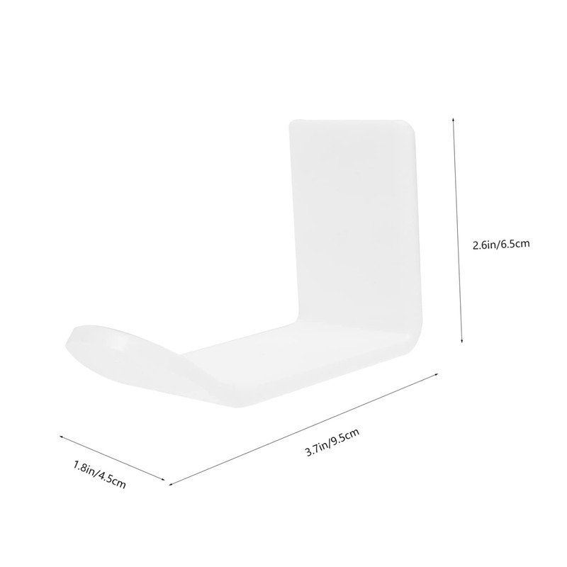 SEWACC 2 Sets Acrylic Headset Hanger Wall Mounted Headphone Holder
