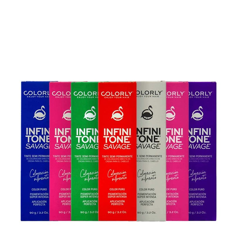 TINTE SEMI PERMANENTE EN CREMA INFINITONE SAVAGE FANTASIA COLORLY 90
