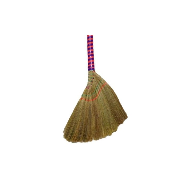 One Vietnamese Soft Fan (Straw) Broom, 40 Inch