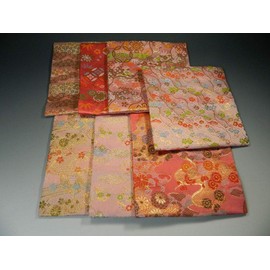 Tea Tools Nishijin Ancient Saga Pink Style Old Fukusa Tokusai Tea Tools Specialty Store