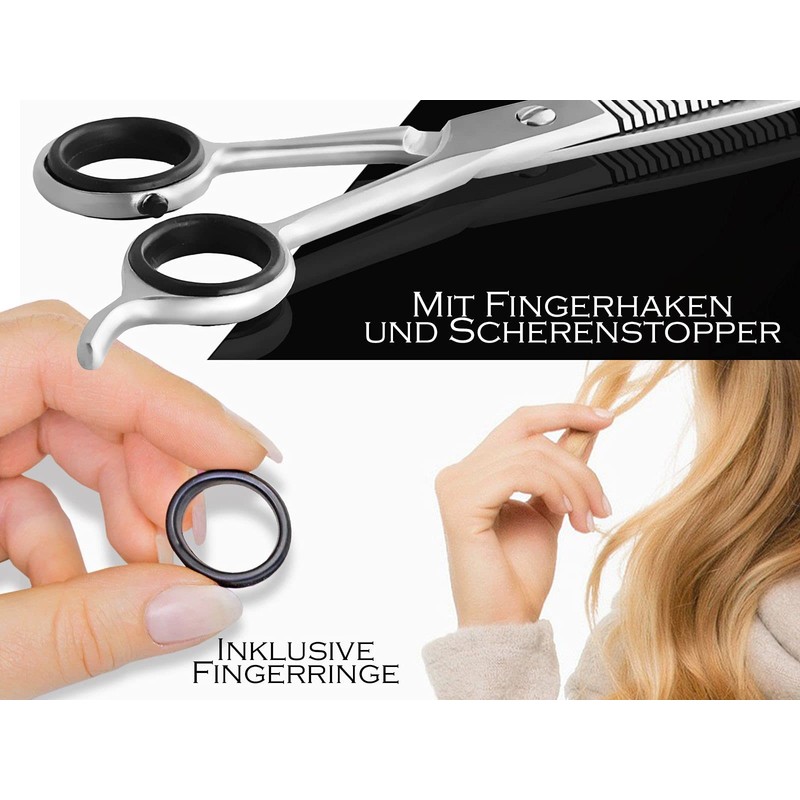 Effilierschere Haarschere 6 Zoll 16,5 cm aus rostfreiem Edelstahl