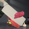 6-Pieces Beige Wooden Coating Stainless Steel Kitchen Knife Set with