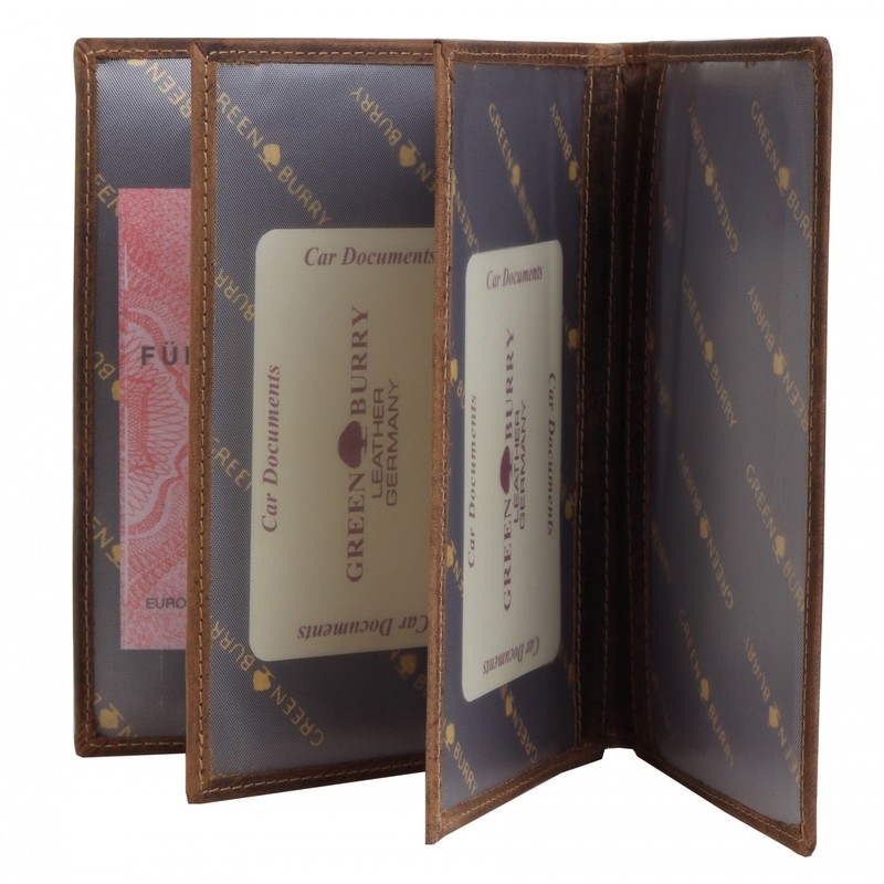 Greenburry Vintage ID Card Holder Leather 12 cm