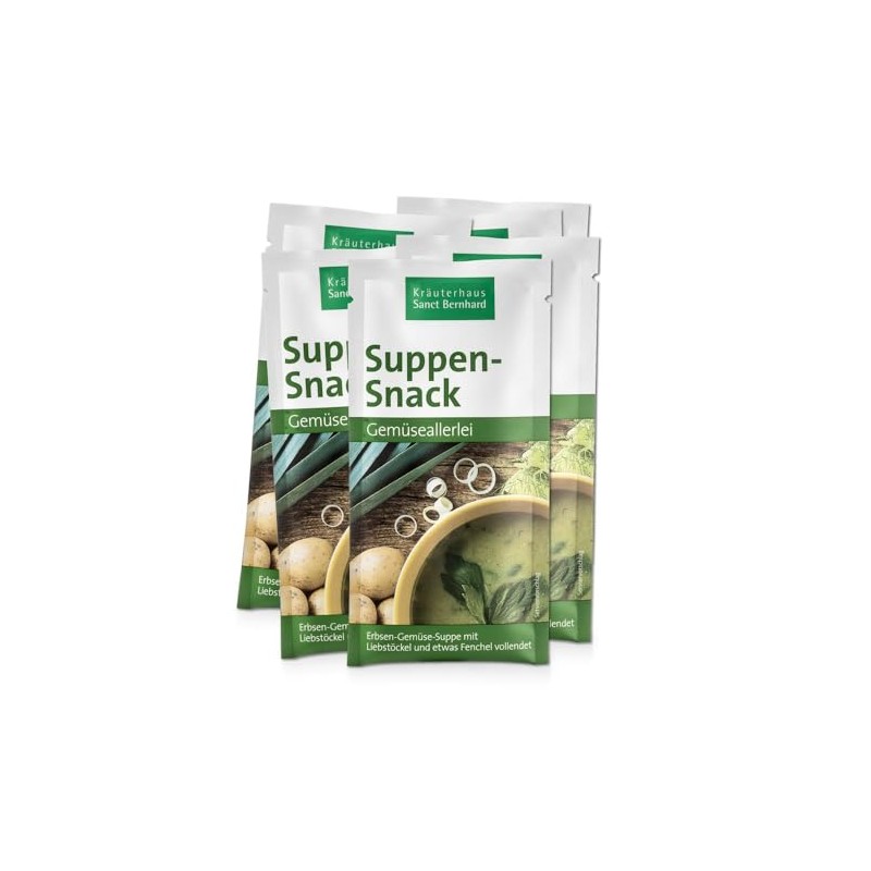 Sanct Bernhard Soup Snack "Vegetable All Sorts" Pack of 10