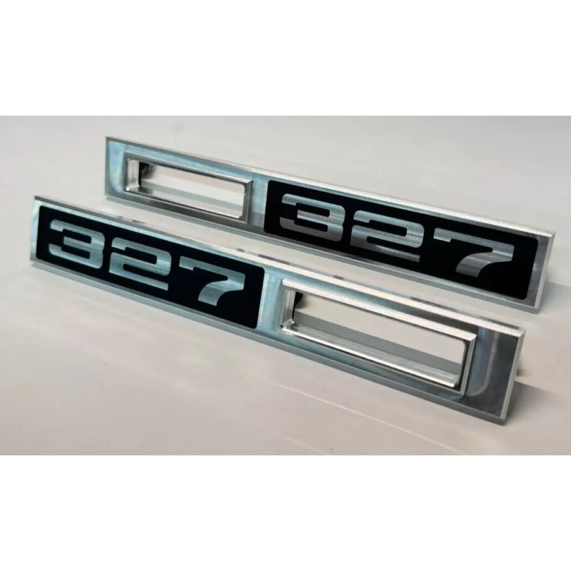 Knies Machine 1969 Chevy Chevelle '327' Emblem Side Marker Light