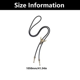 JFGDVW Vintage Western Bolo Tie For Men, Cowboy Necklace, Stylish Simple Cowboy Accessories, For Women,Men (Pentagram)