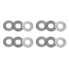 sourcing map AXK1226 Thrust Needle Roller Bearings with Washers 12mm Bore 26mm OD 2mm Width 4pcs