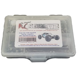 RCScrewZ Axial Yeti 1/10th 4wd RTR Stainless Steel Screw Kit - Axial kit AX90025 / AX90026 - axi014
