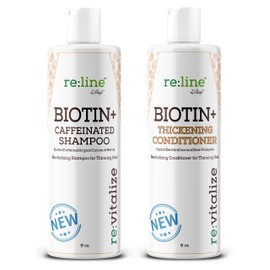 Biotin DHT Blocker Shampoo and Conditioner for Hair growth Men Women Hair loss treatment - Caffeine Shampoo with Biotin for hair growth - Volume Shampoo Conditioner for Fine hair Thickening shampoo