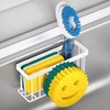 MURLONG Sponge Holder Smiley Face, Sink Caddy for Kitchen Sink,