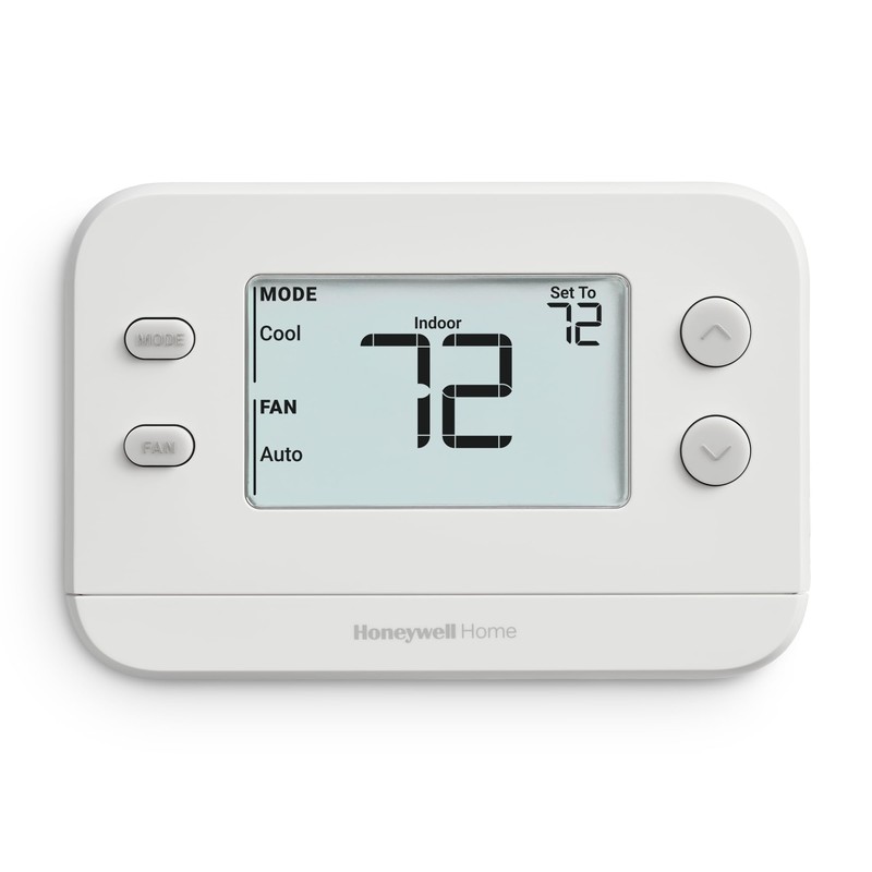 New! Honeywell Home Non-Programmable Thermostat, Single-Stage, 1 Heat/1 Cool Compatibility,