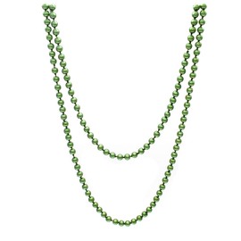 utop Large Big Pearl Necklace and Earring Set Multi Strand Pearl Necklace Costume Jewelry Chunky Pearls Necklaces for Women JNF