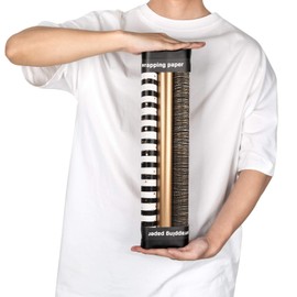 MAYPLUSS Wrapping Paper Roll - Mini Roll - 17 inch X 120 inch Per roll - 3 Different Pink Floral Design (42.3 sq.ft.ttl)