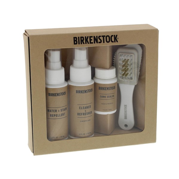 Birkenstock Womens Shoes Deluxe Shoe Care Kit, White, 53 EU/One