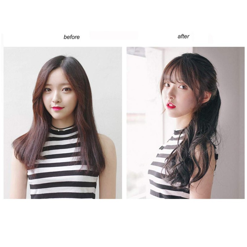 Bangs Wig Ultra Thin Extension Ultra Natural Wig with Sideburns