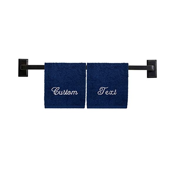 Personalized Washcloths - Choose from 12 Fonts, 100% Cotton, Made