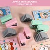 DANRONG Mini Stapler, 20 Sheets Capacity, Small Cute Staplers for