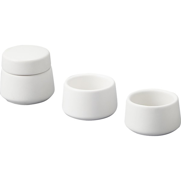 Yamazaki 8188 Sacred Treasure Set, 3-Piece Set, White, Approx. W2.0