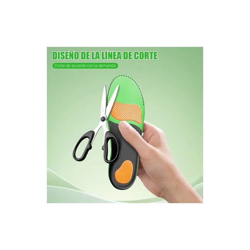 2pcs Plantillas Ortopedicas Para Fascitis Plantar Pie Plano
