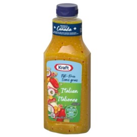 Kraft Fat Free Italian Salad Dressing, 425ml (3 Pack)