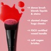 e.l.f. Stain & Tint Blending Brush, Liquid Blush Brush For