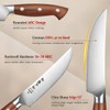 HEZHEN 5.3 Inch Steak Knives, Non Serrated Steak Knife Set