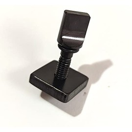 Titanium Toolless Fin Screw for Longboard Center Fin SUP Air7 Paddleboard Surfboard Bolt Screw (Black)