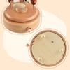 BLIENKREBY Wooden Carousel Music Box with Rotating Train, Windup, Mechanism,