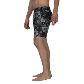 Hurley Men's Standard Printed 17" Volley Swim Short, Outdoor Green, X-Large