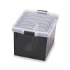 ISETO I-631 Doujinshi Case B5, Black, Opaque with Partition Plate,