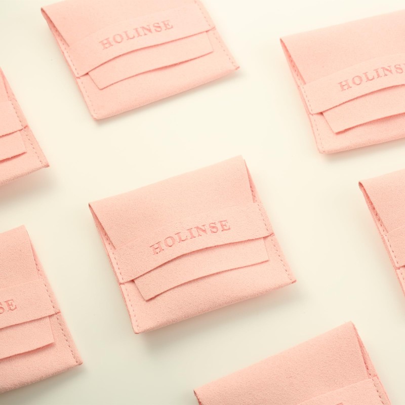 HOLINSE Gold Stackable Rings for Women Non Tarnish,Dainty 18k Gold