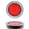 4x 4-inch 16LED Round Truck Tail Stop Turn Brake Lights