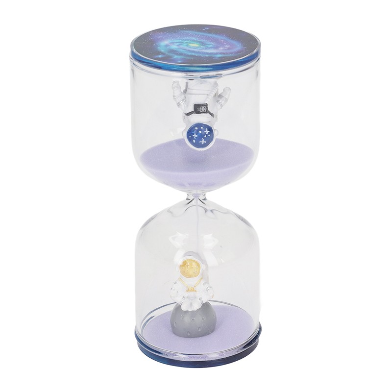 Decorative Sand Timer Clock Space Man Educational Hourglass for Office