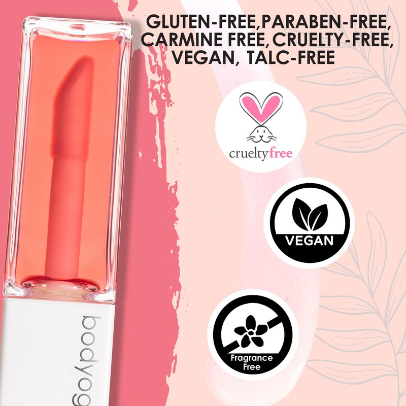 Bodyography Glossy Lip Oil - Hydrating Lip Glow Oil -
