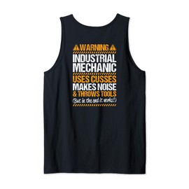 Millwright Throws Tools Industrial Mechanic Tank Top