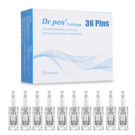 Dr.pen Ultima A10 Cartridges 36 Pins Pack of 10 - 100% Original Dr. Pen Ultima A10 36 Pins - For Anti-Wrinkle, Moisturiser, Skin Tightening and Spot Reduction - Model 36 Pins, Pack of 10