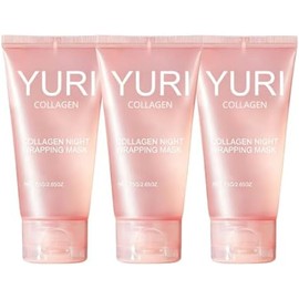 Collagen Face Mask for Skincare Routine and Self-Care Beauty Merchandising - Night Wrapping