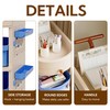 Metgoods 3-Tier Rolling Storage Cart with Drawers, Mobile Organizer Rack